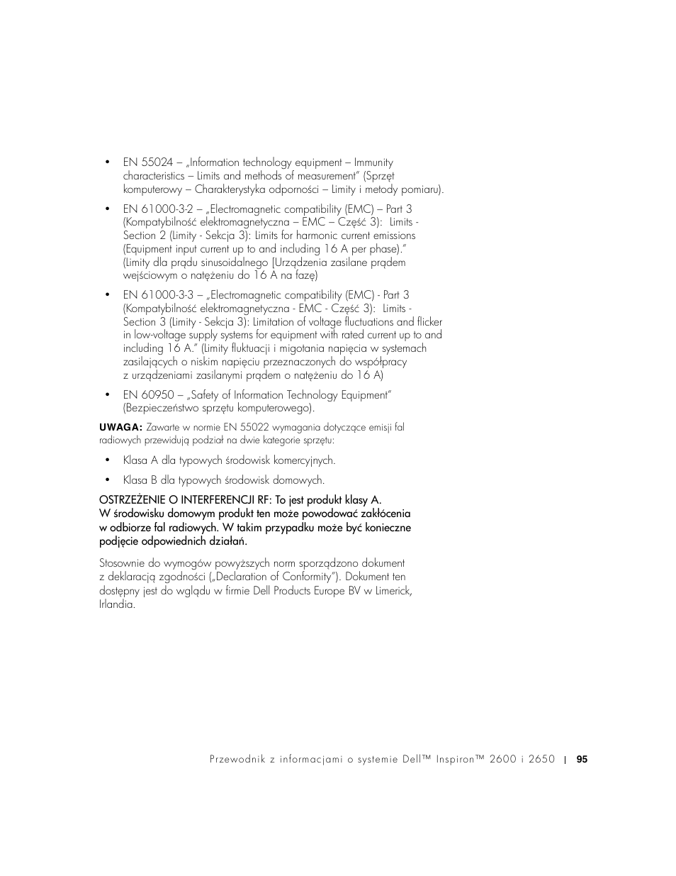 Dell Inspiron 2650 User Manual | Page 97 / 168