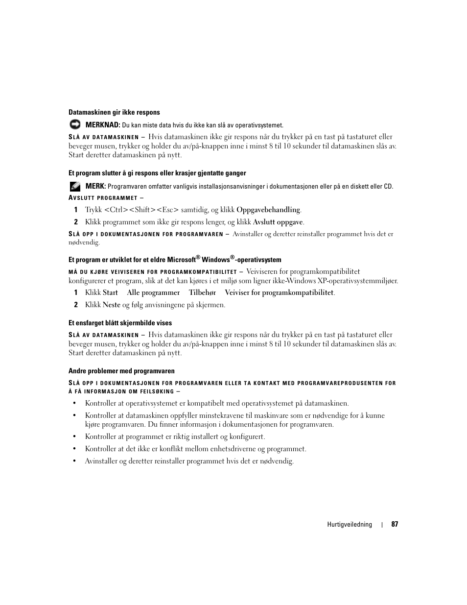 Dell Latitude 120L User Manual | Page 87 / 190