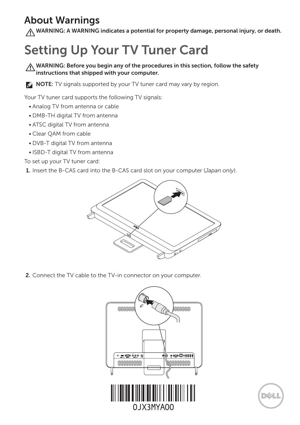 Dell Inspiron One 2320 User Manual | 10 pages