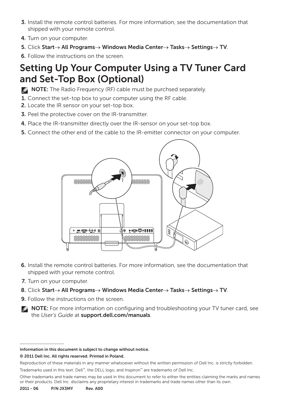 Dell Inspiron One 2320 User Manual | Page 2 / 10