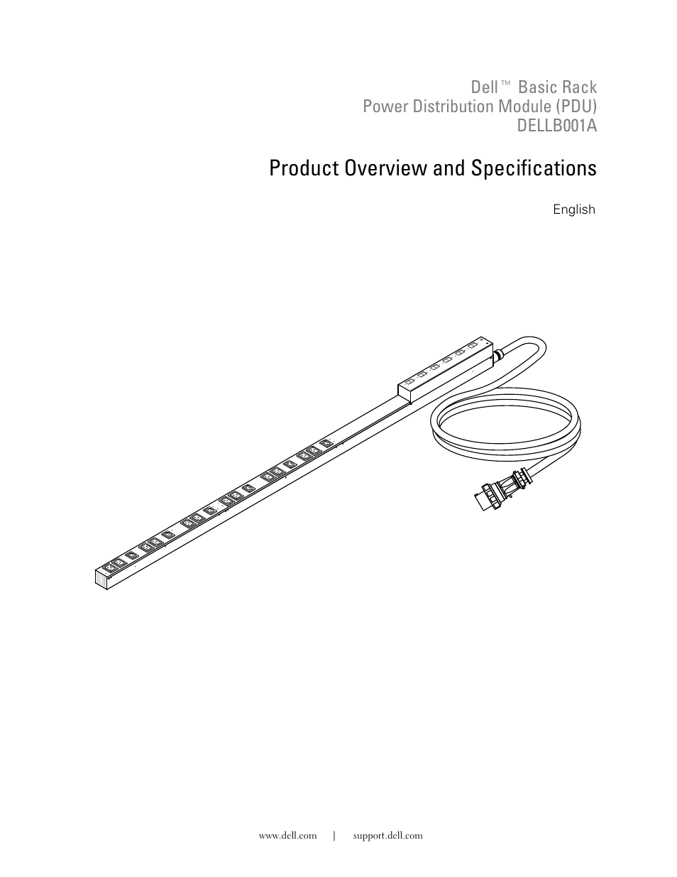 Product overview and specifications, English | Dell B001A User Manual | Page 2 / 9
