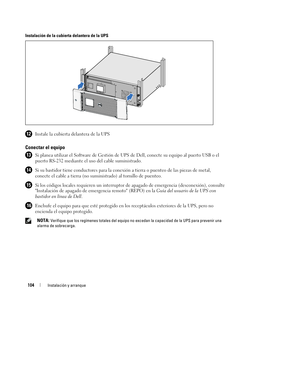 Dell UPS 3750R User Manual | Page 106 / 202