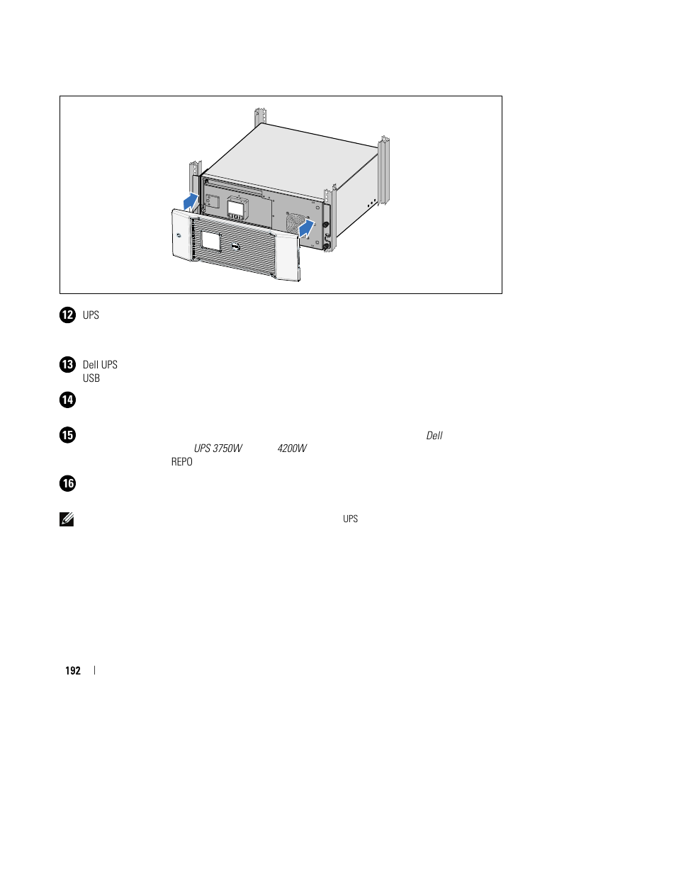 Dell UPS 3750R User Manual | Page 194 / 202