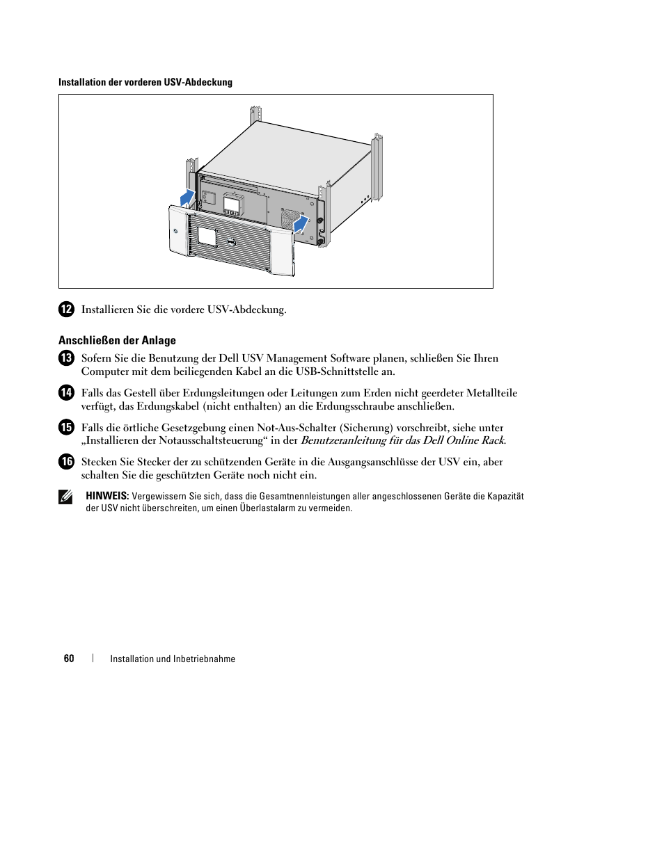 Dell UPS 3750R User Manual | Page 62 / 202