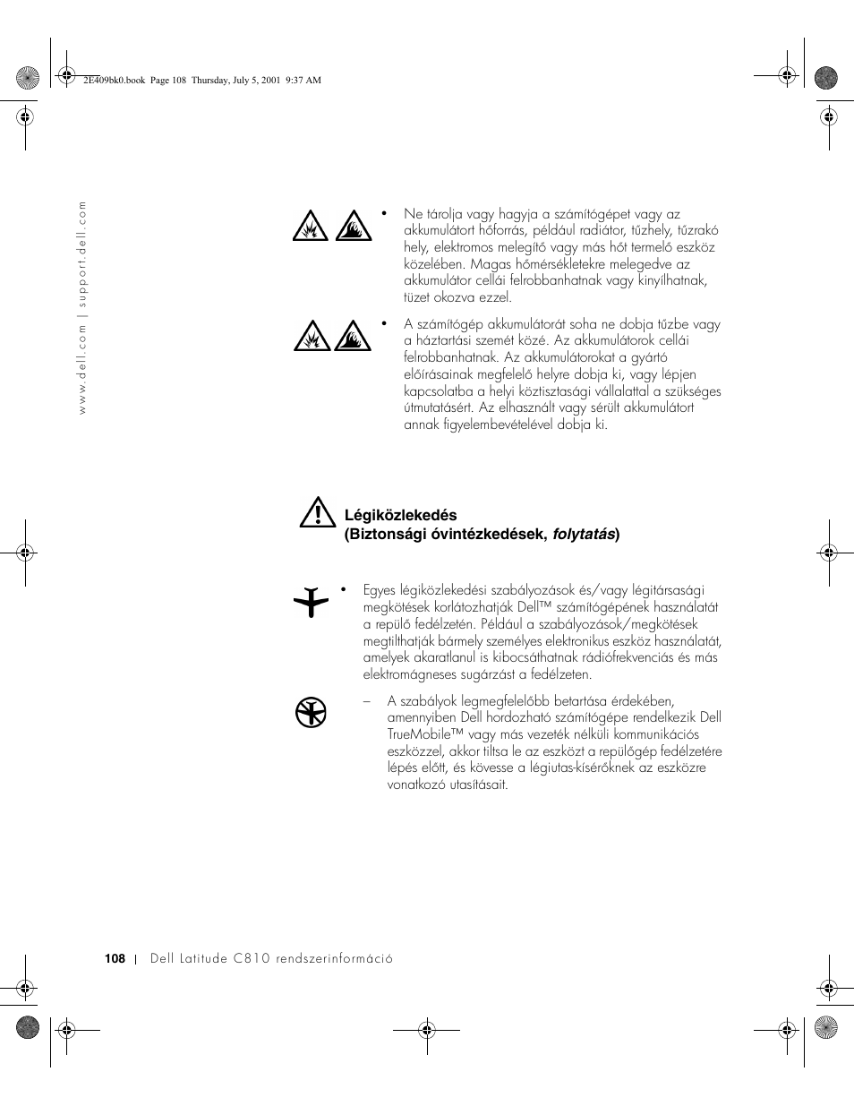 Dell Latitude C810 User Manual | Page 110 / 304