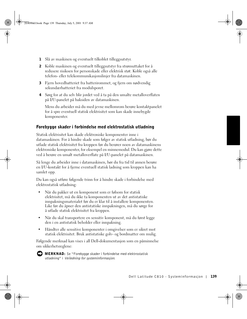 Dell Latitude C810 User Manual | Page 141 / 304