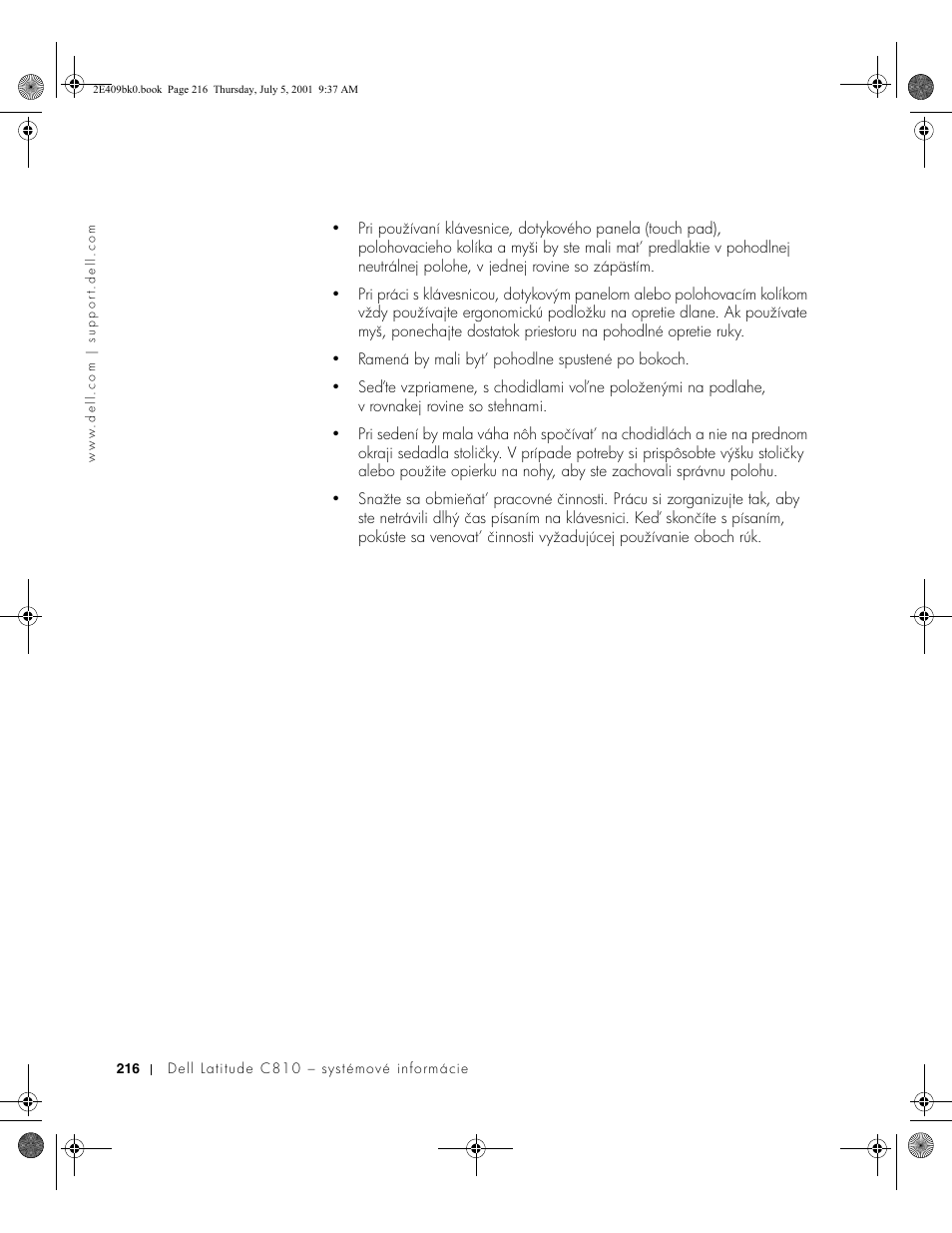 Dell Latitude C810 User Manual | Page 218 / 304