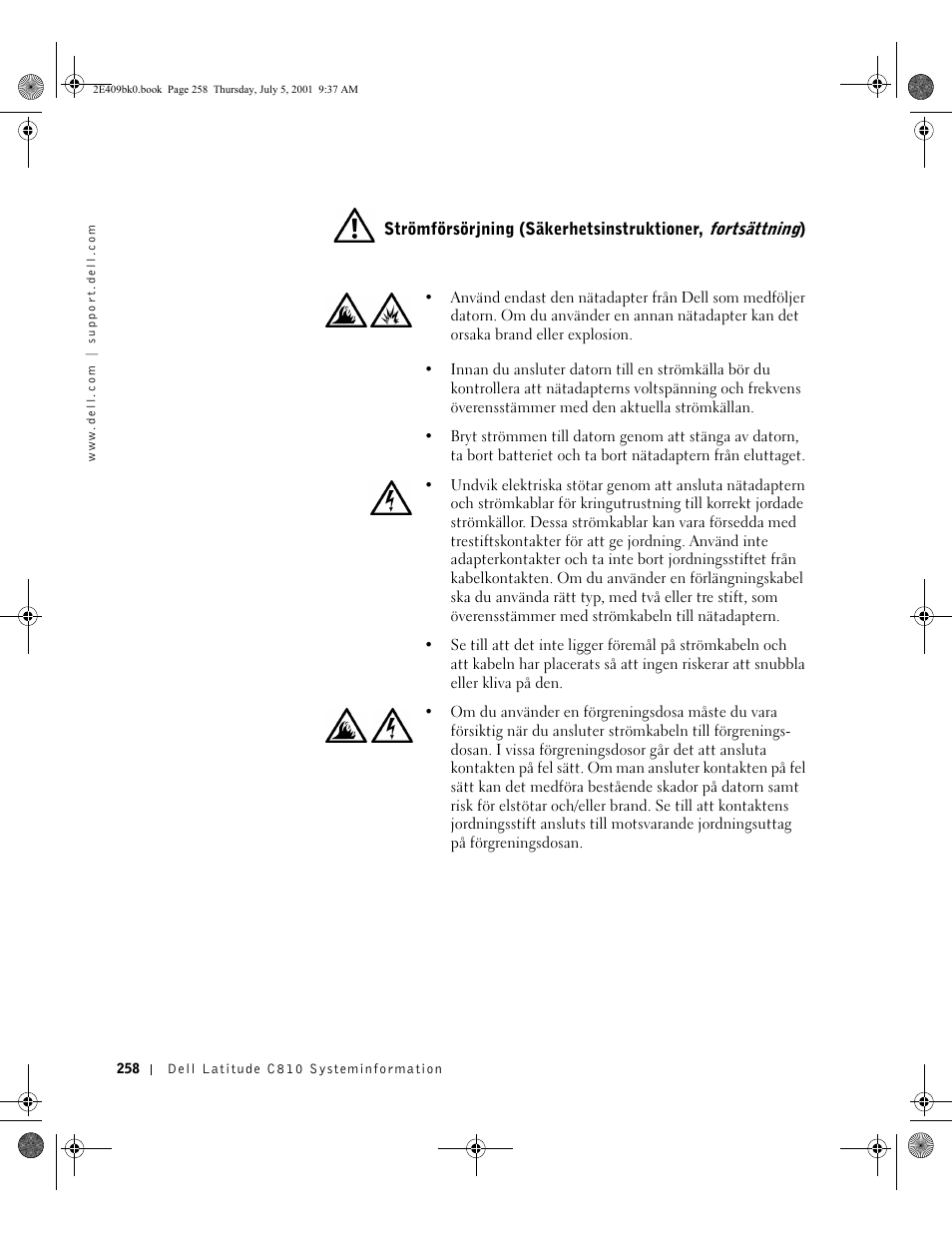 Dell Latitude C810 User Manual | Page 260 / 304
