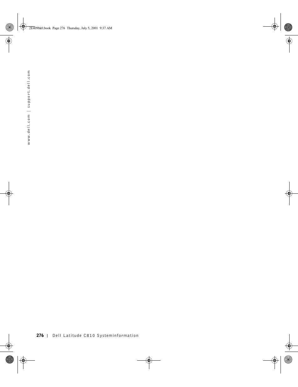 Dell Latitude C810 User Manual | Page 278 / 304