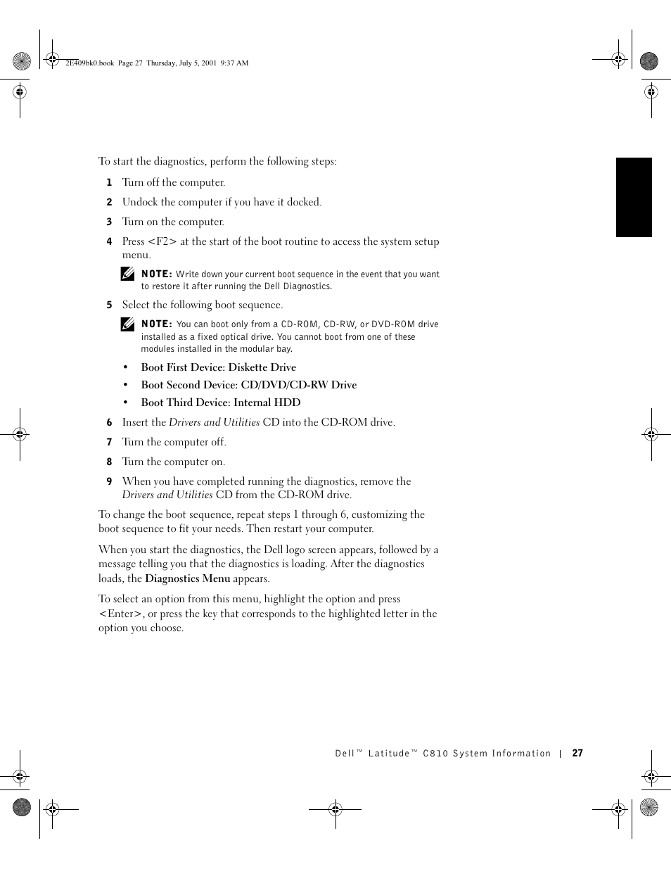 Dell Latitude C810 User Manual | Page 29 / 304