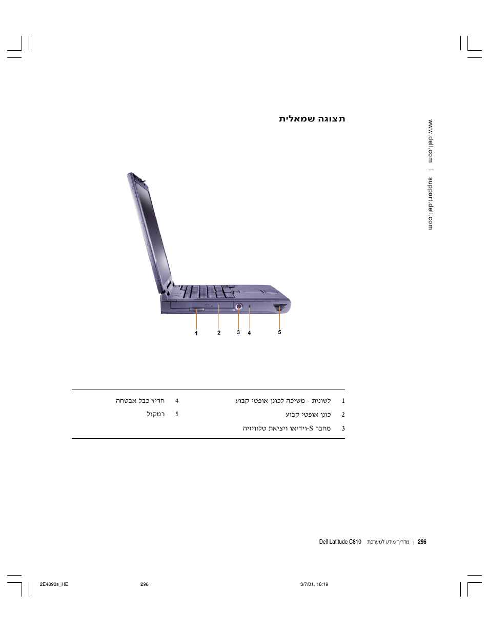 Dell Latitude C810 User Manual | Page 298 / 304