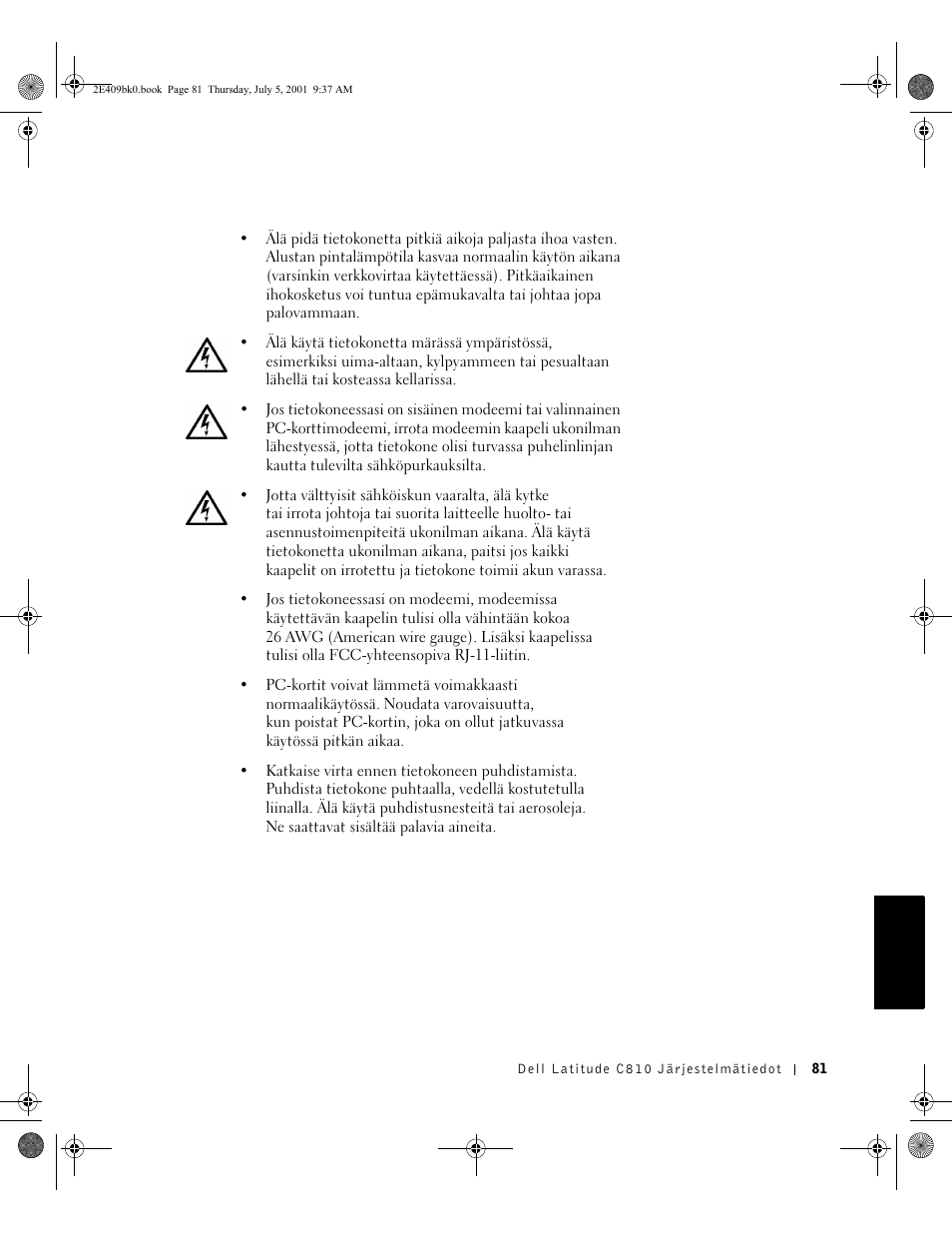 Dell Latitude C810 User Manual | Page 83 / 304