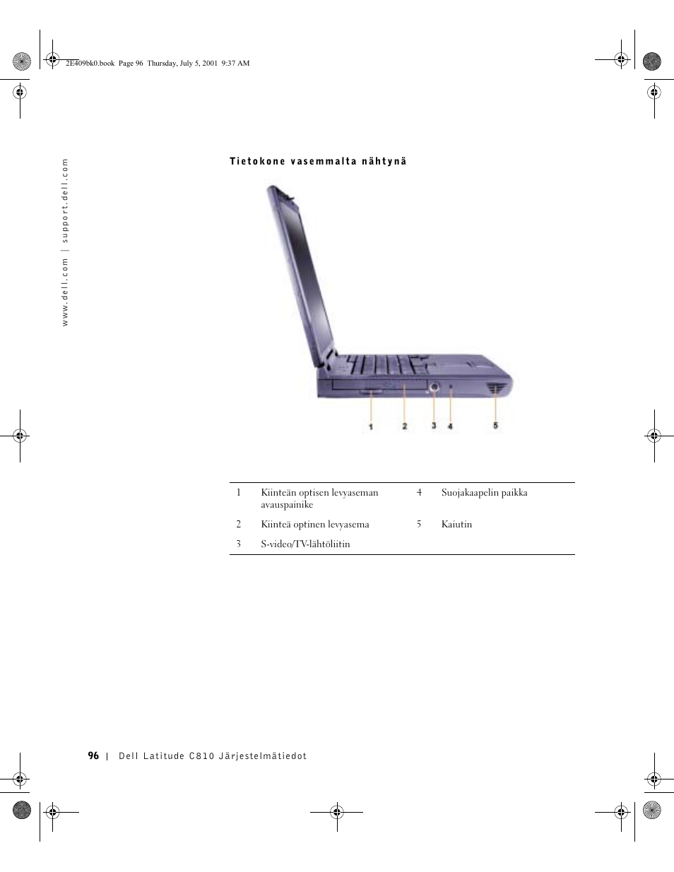 Dell Latitude C810 User Manual | Page 98 / 304