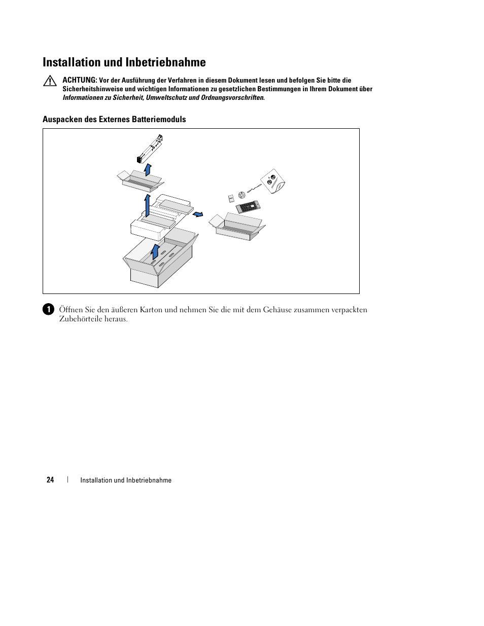 Installation und inbetriebnahme | Dell UPS 3750R User Manual | Page 26 / 94