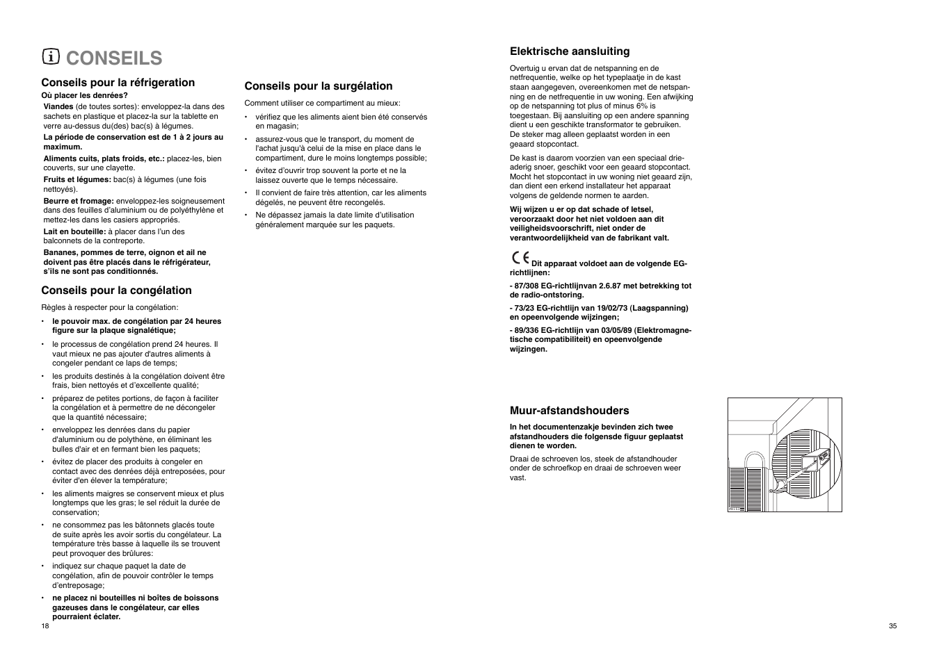 Conseils | REX ZA 26 S User Manual | Page 18 / 26