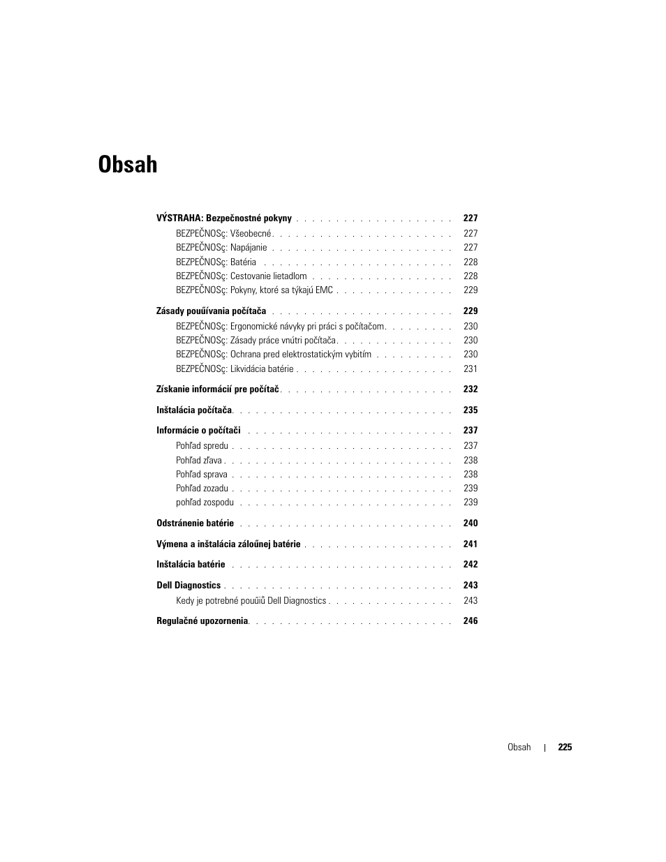 Dell Latitude D505 User Manual | Page 227 / 322