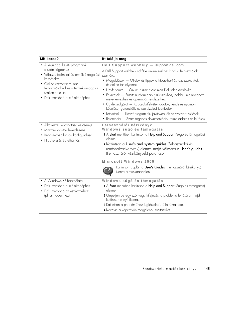Dell Latitude D500 User Manual | Page 147 / 352