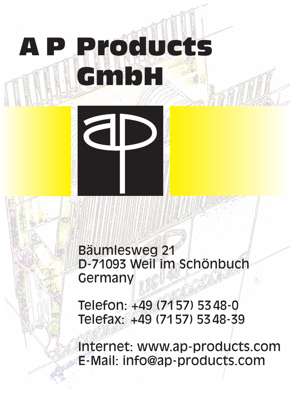 A p products gmbh | A P Products Test-Clip Special User Manual | Page 16 / 16