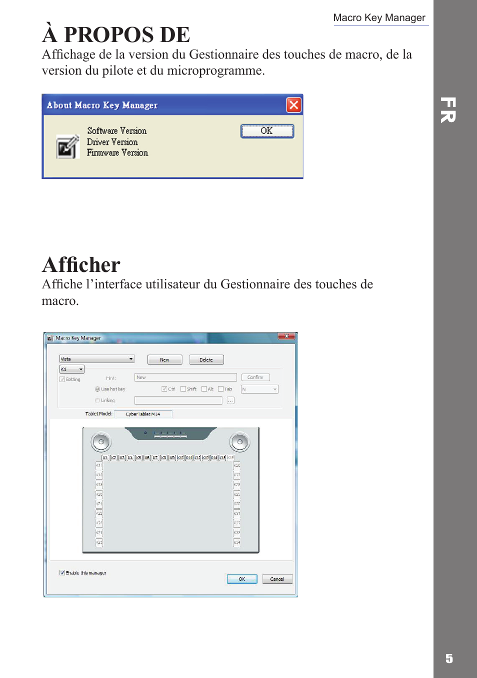 À propos de, Afﬁcher | Adesso Cybertablet M14 Users Manual User Manual | Page 30 / 36