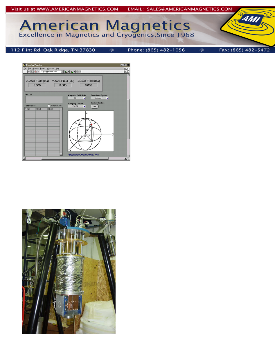 American Magnetics MAxes Multi-Axis Magnet systems for Vector Fields User Manual | Page 2 / 4