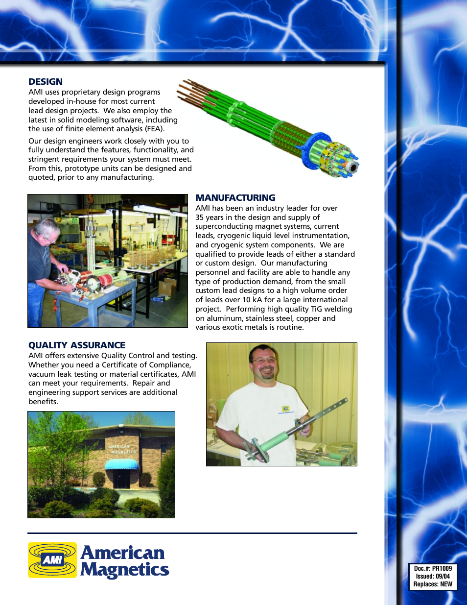 American Magnetics Current Leads for Cryogenic Systems Brochure User Manual | Page 8 / 8