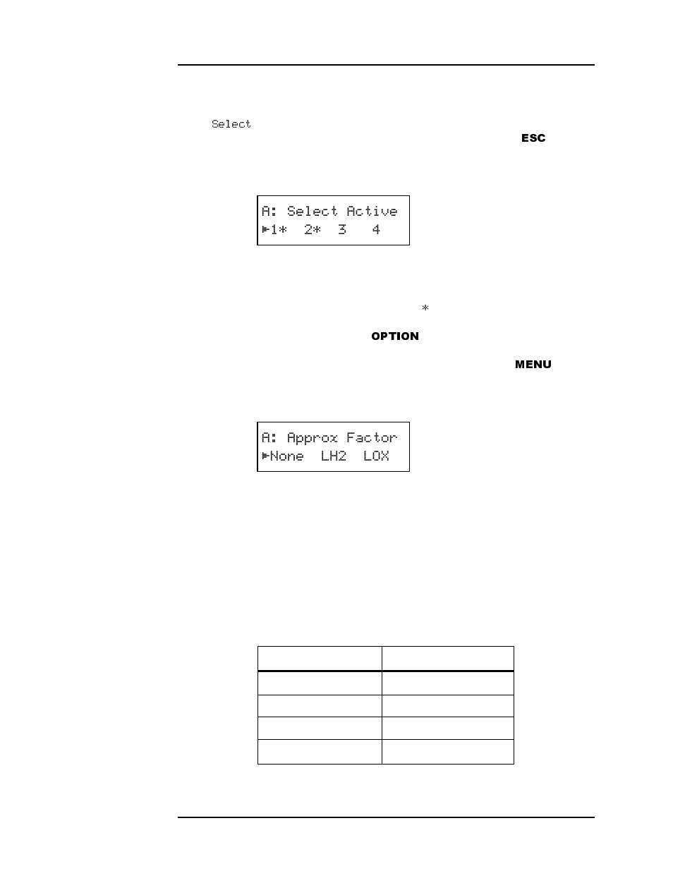 Option, Menu, Calibration | American Magnetics 286 Multi-Sensor Liquid Level Instrument (CE-Marked) User Manual | Page 45 / 116