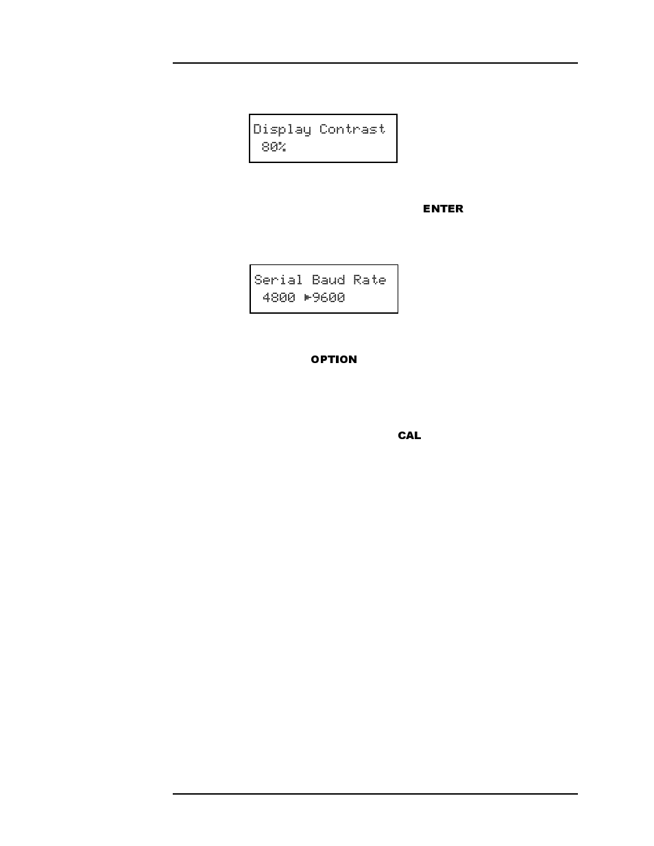 Enter, Option | American Magnetics 286 Multi-Sensor Liquid Level Instrument (CE-Marked) User Manual | Page 69 / 116