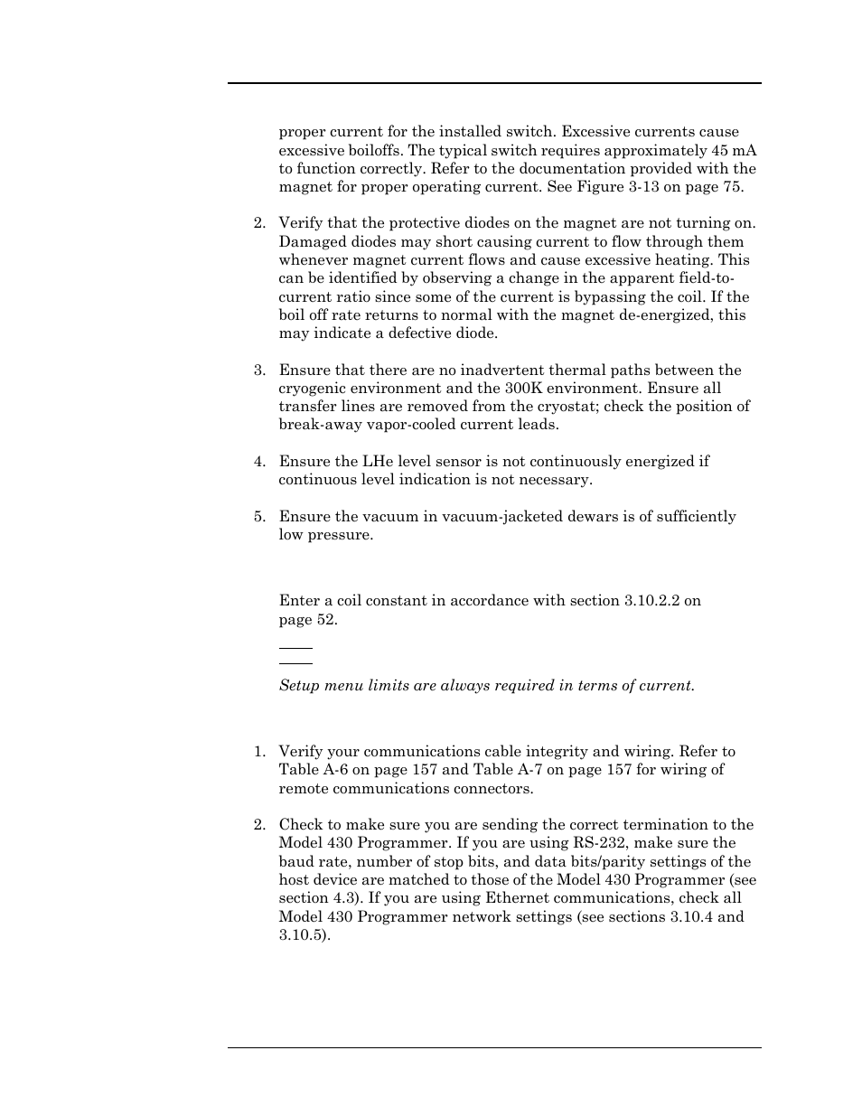 17 cannot use remote communications commands, Service | American Magnetics 05100PS-430-601 Integrated Power Supply System User Manual | Page 163 / 224