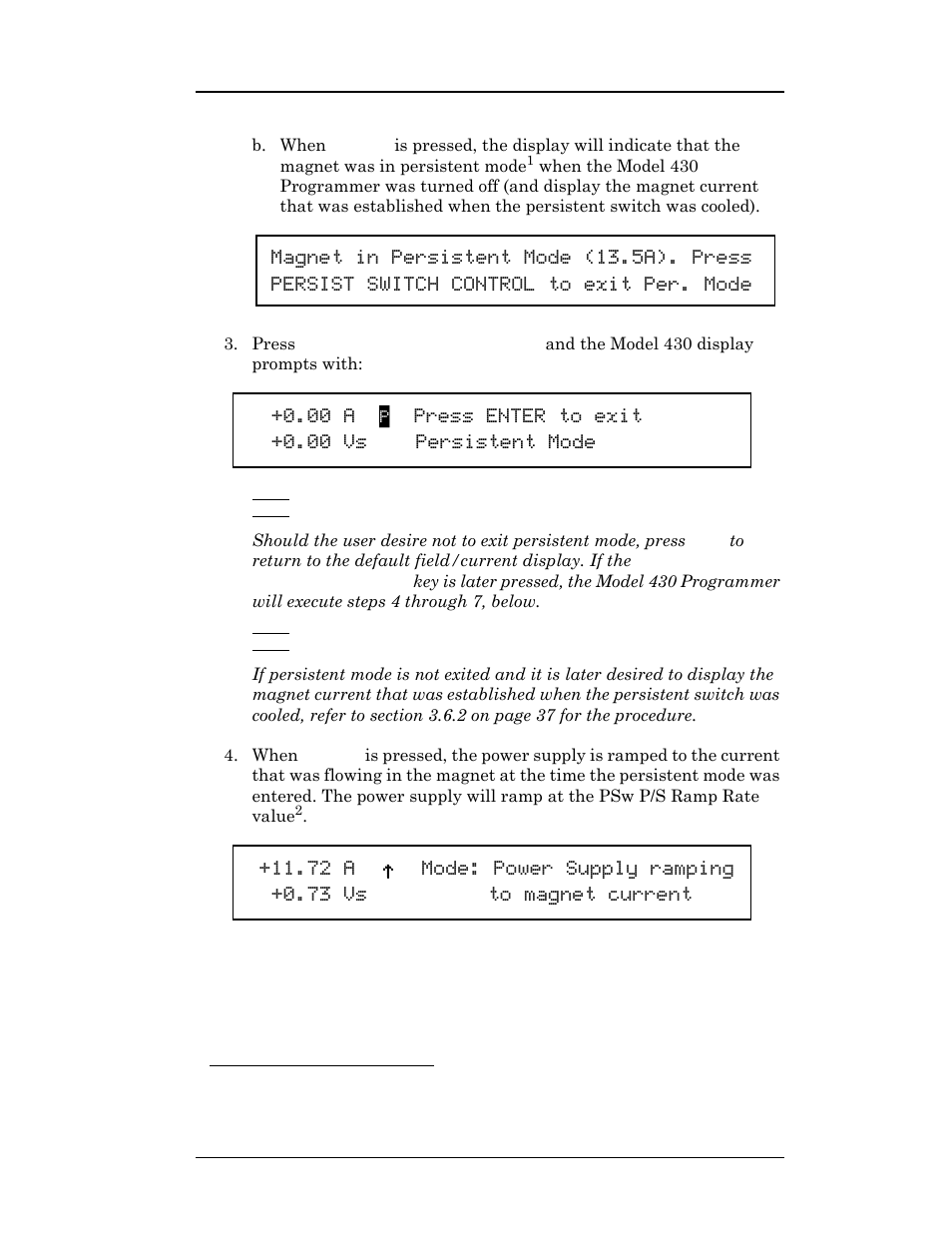 Ep 3, Before proceeding to step 3, Operation | American Magnetics 05500PS-430-601 High Stability Integrated Power Supply System User Manual | Page 106 / 228