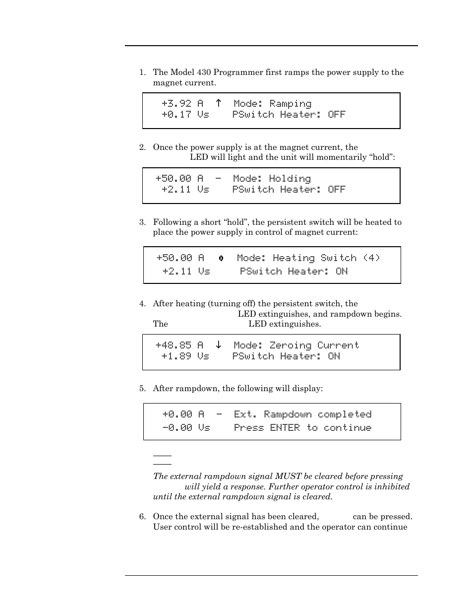 American Magnetics 05500PS-430-601 High Stability Integrated Power Supply System User Manual | Page 113 / 228