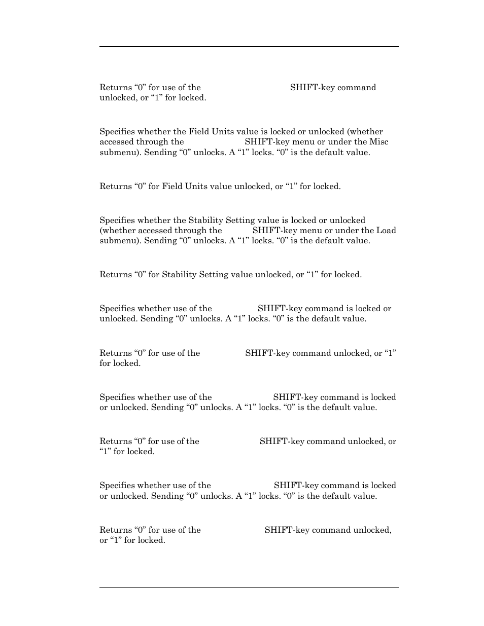 Remote interface reference | American Magnetics 05500PS-430-601 High Stability Integrated Power Supply System User Manual | Page 142 / 228