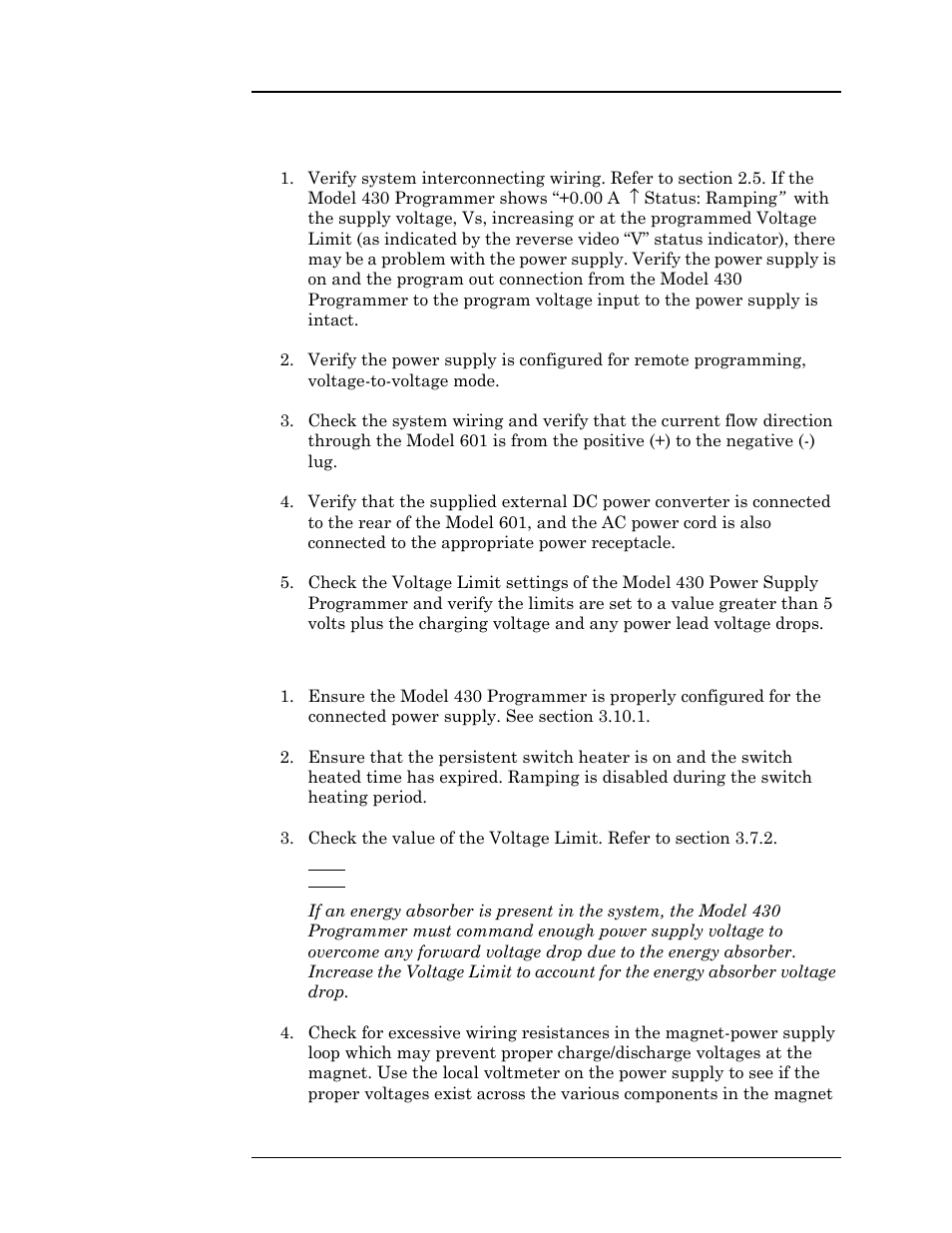 Service | American Magnetics 05500PS-430-601 High Stability Integrated Power Supply System User Manual | Page 163 / 228