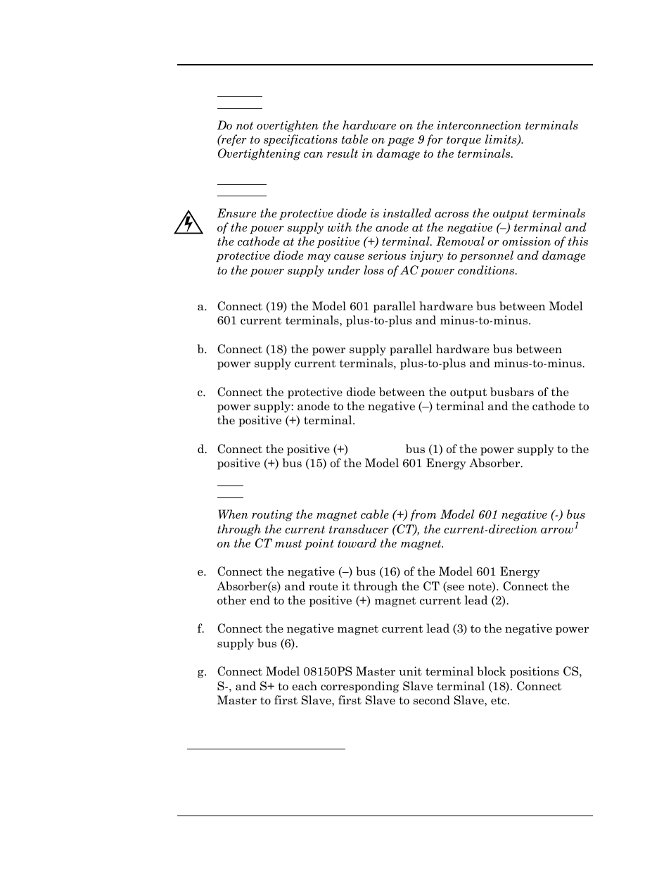 Installation | American Magnetics 05500PS-430-601 High Stability Integrated Power Supply System User Manual | Page 37 / 228