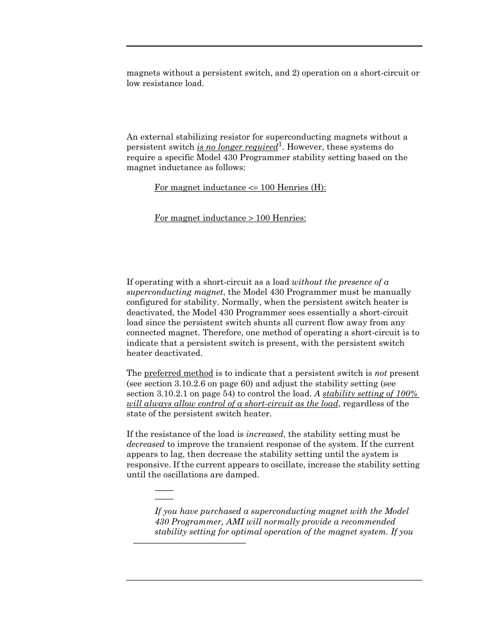 8 short-circuit or resistive load, Installation | American Magnetics 05500PS-430-601 High Stability Integrated Power Supply System User Manual | Page 39 / 228