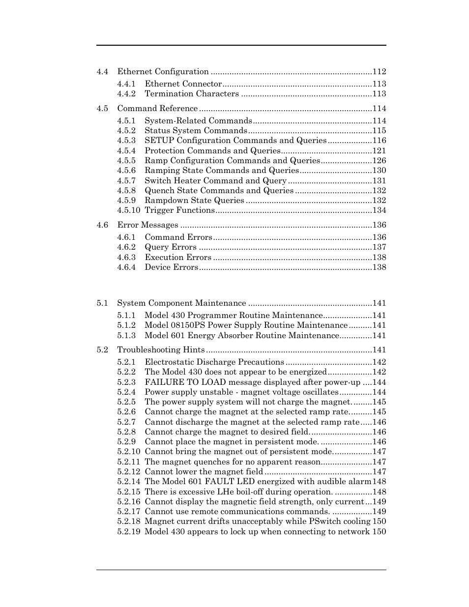 American Magnetics 05500PS-430-601 High Stability Integrated Power Supply System User Manual | Page 6 / 228