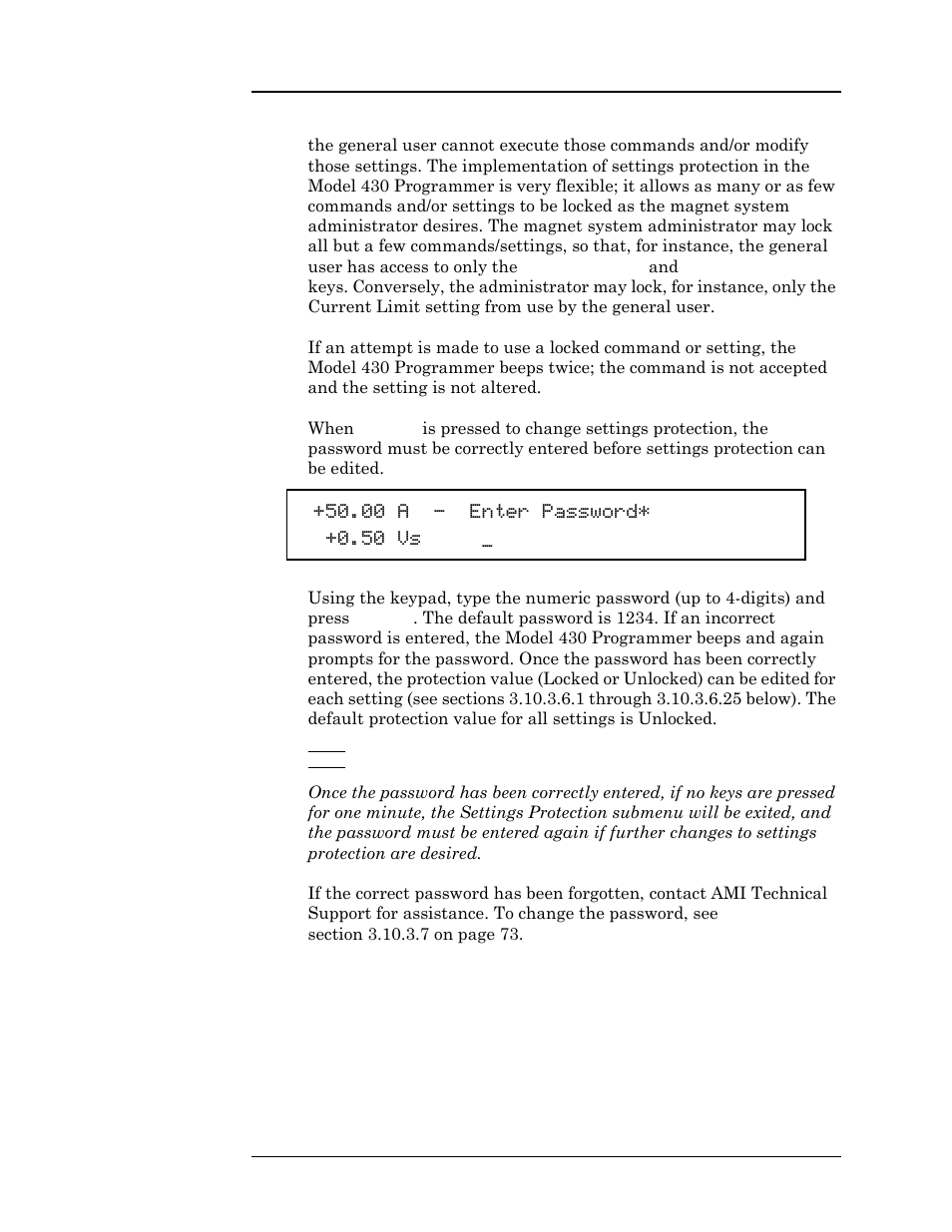 Operation | American Magnetics 05500PS-430-601 High Stability Integrated Power Supply System User Manual | Page 85 / 228