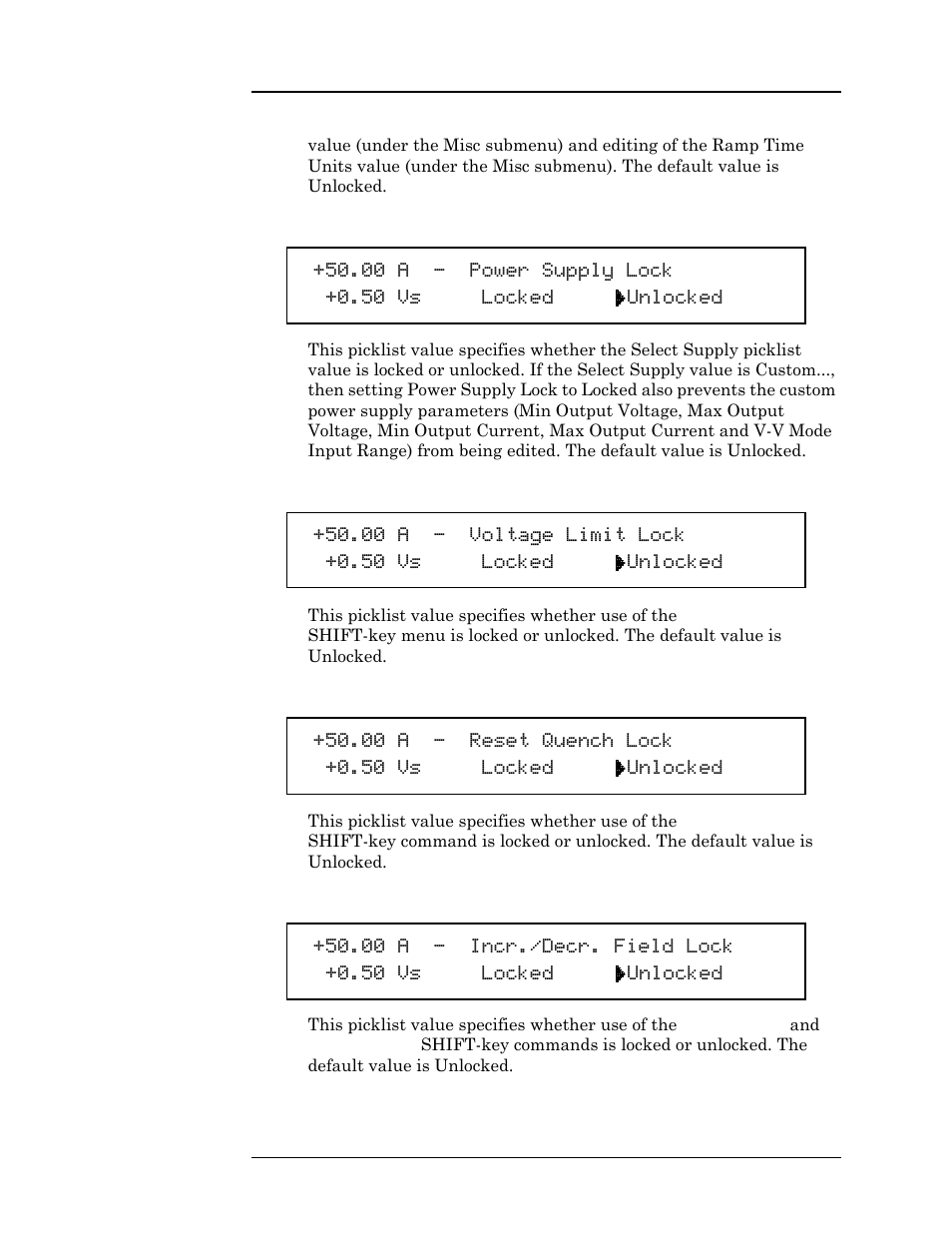 American Magnetics 05500PS-430-601 High Stability Integrated Power Supply System User Manual | Page 87 / 228