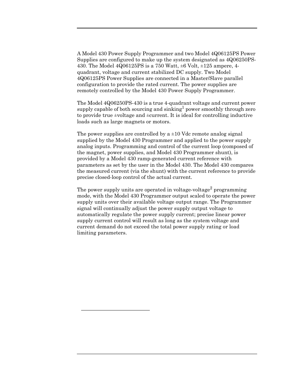 8 model 4q06250ps-430 general description, Introduction | American Magnetics 4Q06250PS-430 Integrated Power Supply System User Manual | Page 21 / 216