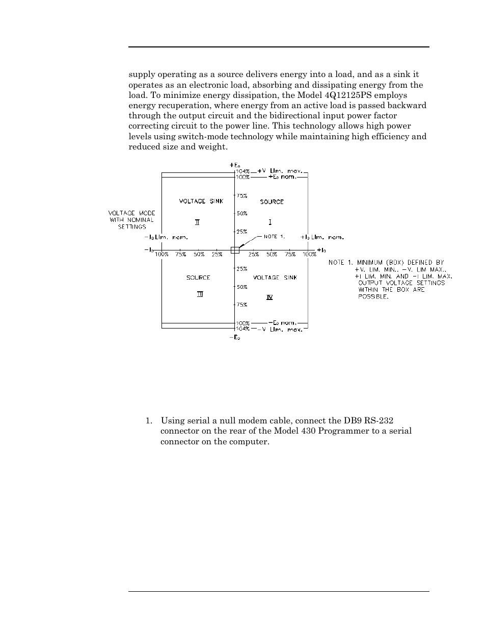 A.12.1 communication via rs-232, Appendix | American Magnetics 4Q12125PS-430 Integrated Power Supply System User Manual | Page 185 / 216