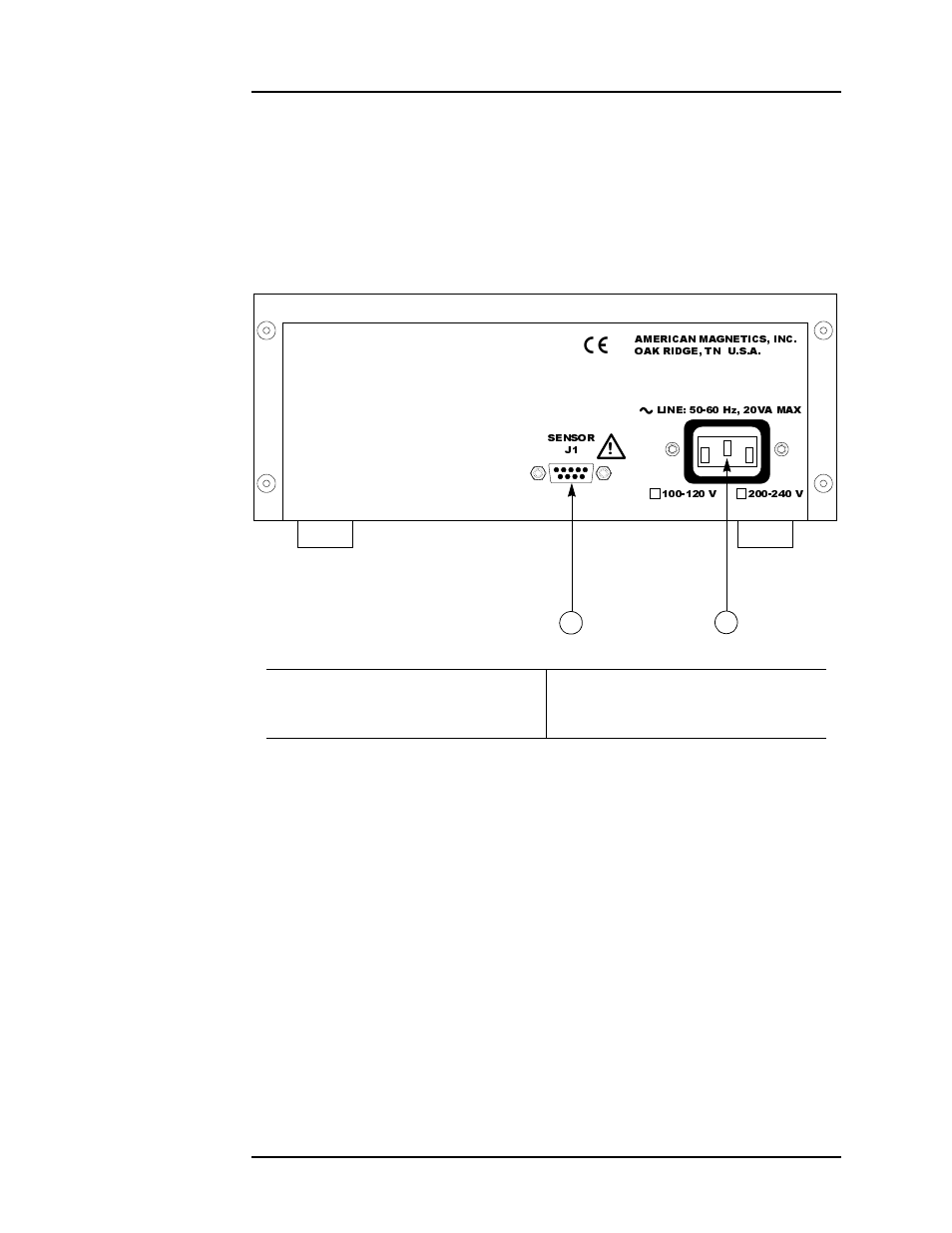 Model 110a rear panel layout, Introduction, 3 model 110a rear panel layout | American Magnetics 110 Liquid Helium Level Meter (CE-Marked) User Manual | Page 13 / 30