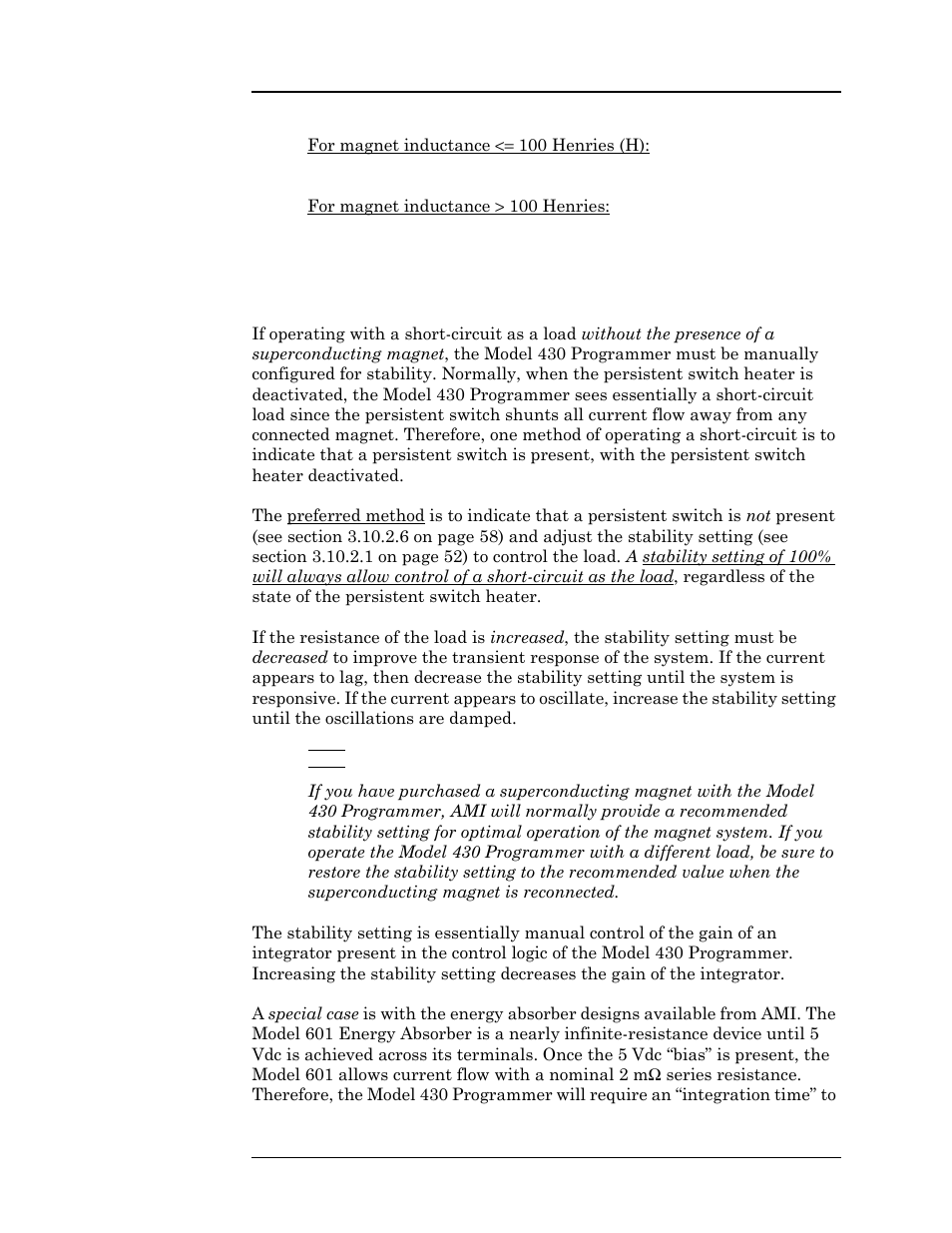 8 short-circuit or resistive load, Installation | American Magnetics 05100PS-430-601 High Stability Integrated Power Supply System User Manual | Page 37 / 226