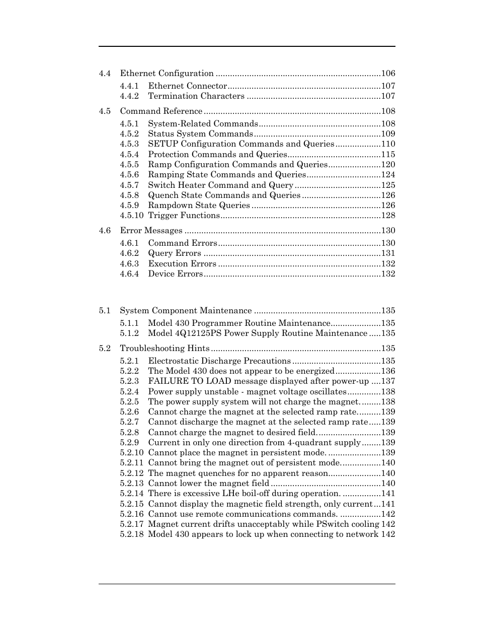 American Magnetics 4Q12125PS-430 High Stability Integrated Power Supply System User Manual | Page 6 / 216