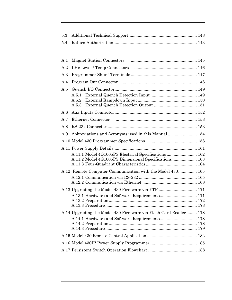 American Magnetics 4Q1005PS-430 Integrated Power Supply System User Manual | Page 7 / 214