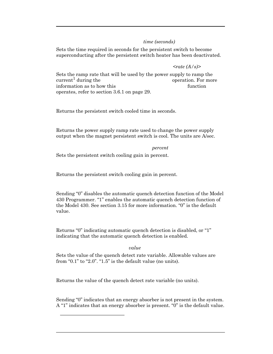 Remote interface reference | American Magnetics 4Q1010PS-430 Integrated Power Supply System User Manual | Page 132 / 214