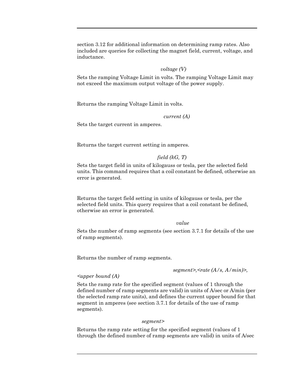 Remote interface reference | American Magnetics 4Q1010PS-430 Integrated Power Supply System User Manual | Page 139 / 214