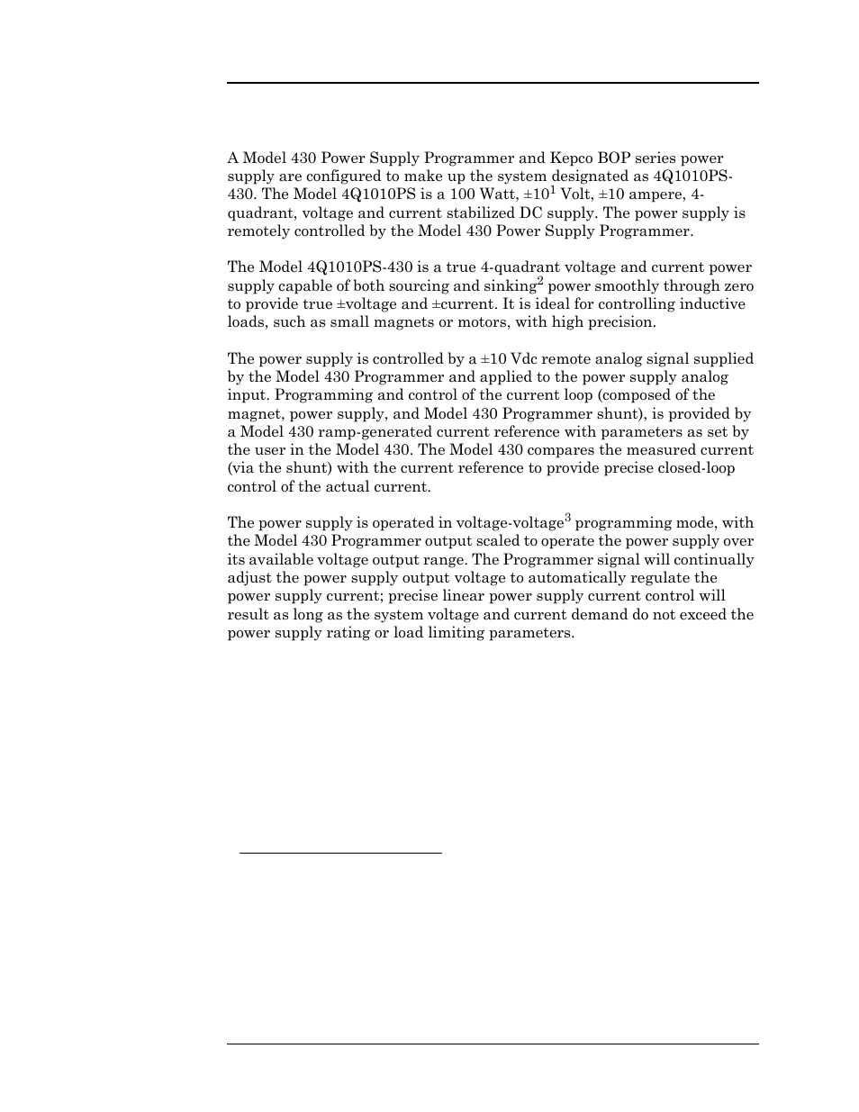 8 model 4q1010ps-430 general description, Introduction | American Magnetics 4Q1010PS-430 Integrated Power Supply System User Manual | Page 21 / 214
