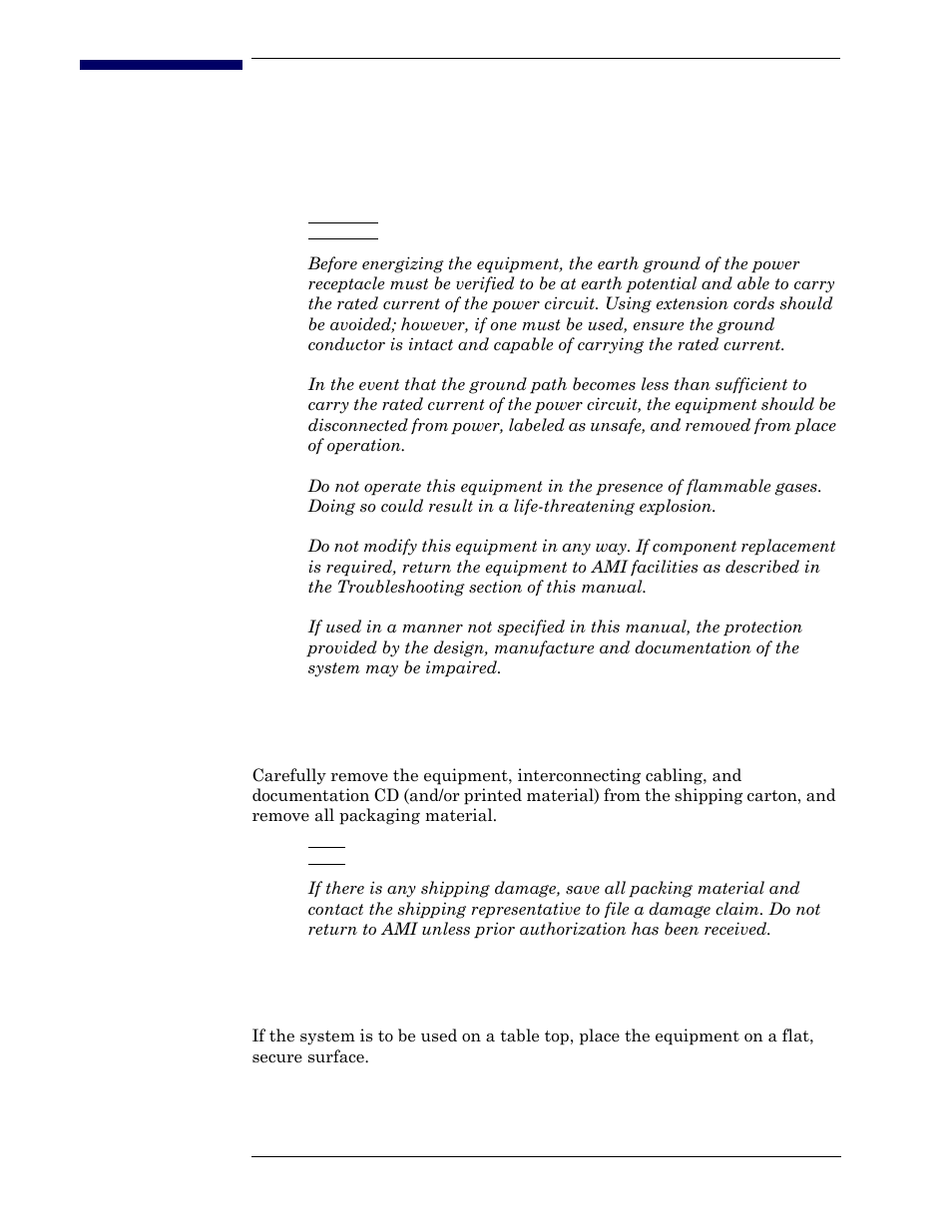 2 installation, 1 inspecting and unpacking, 2 power supply system mounting | Installation | American Magnetics 4Q1010PS-430 Integrated Power Supply System User Manual | Page 29 / 214