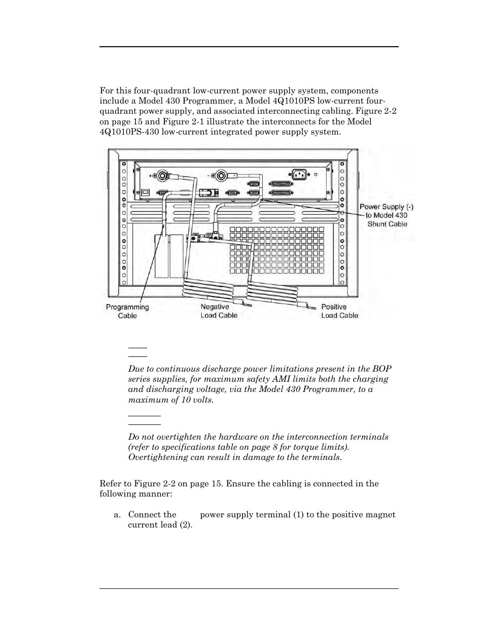1 low-current, high-resolution 4-quadrant supply, Installation | American Magnetics 4Q1010PS-430 Integrated Power Supply System User Manual | Page 32 / 214