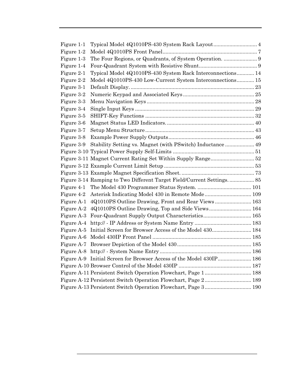 List of figures, 1 list of figures | American Magnetics 4Q1010PS-430 Integrated Power Supply System User Manual | Page 9 / 214