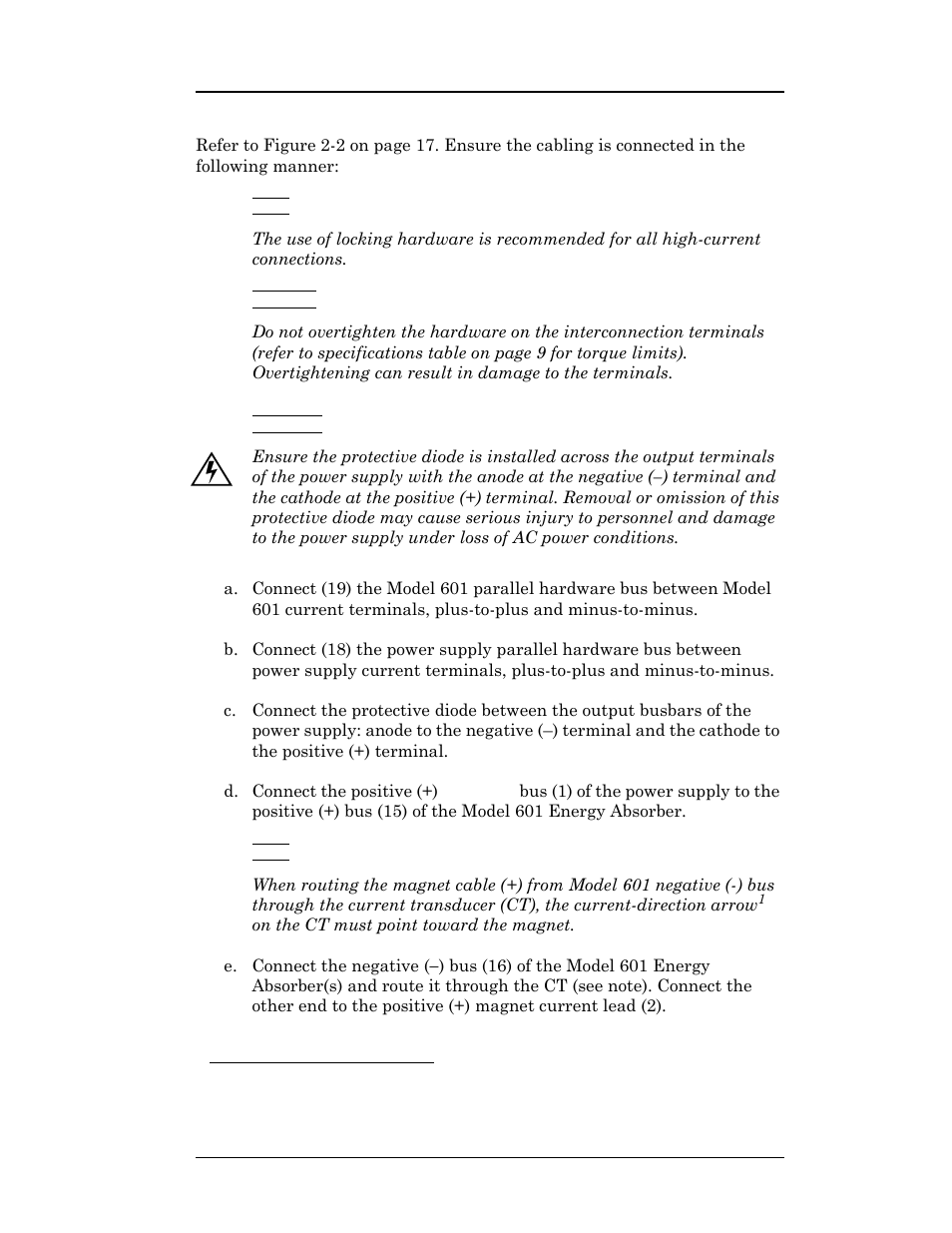 Installation | American Magnetics 05300PS-430-601 High Stability Integrated Power Supply System User Manual | Page 36 / 226